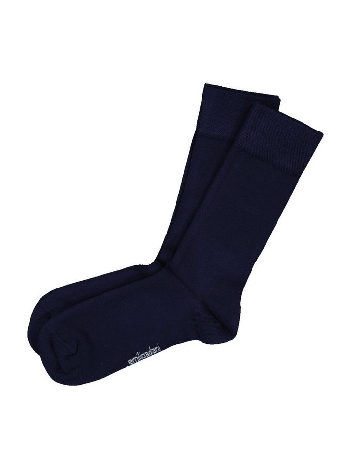 emilio adani Basicsocken emilio adani Herren Socken uni, Marineblau von emilio adani
