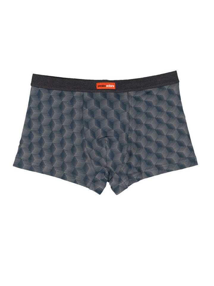 emilio adani Boxershorts emilio adani Herren Boxershorts gemustert, Saphirblau von emilio adani