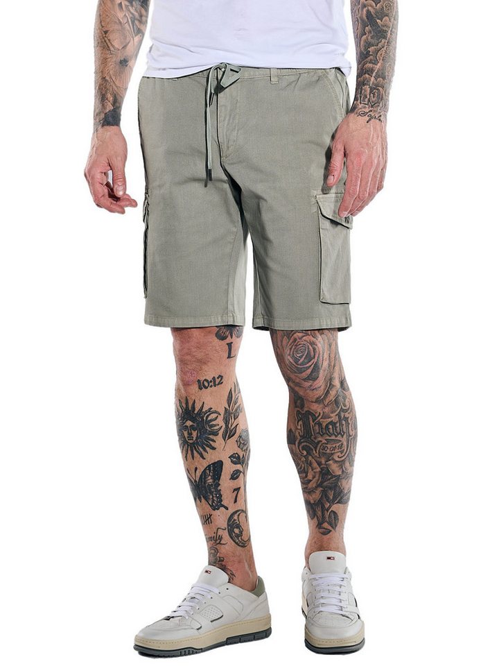 emilio adani Cargobermudas emilio adani Herren Cargo-Bermuda mit Tunnelzug, Khaki von emilio adani