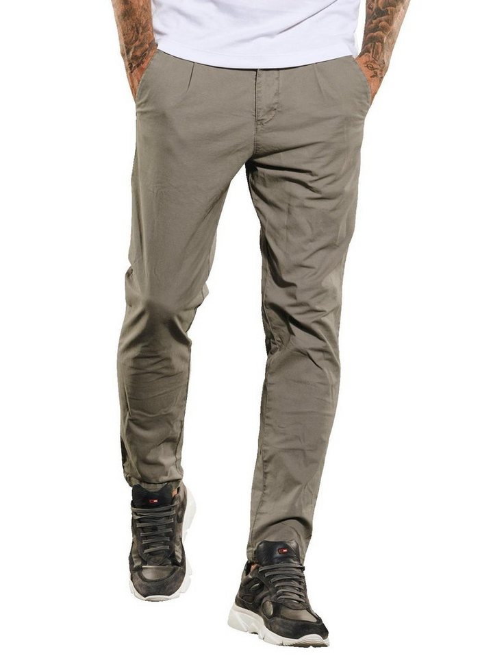 emilio adani Chinohose emilio adani Herren Chino mit Gummibund, Elfenbein von emilio adani