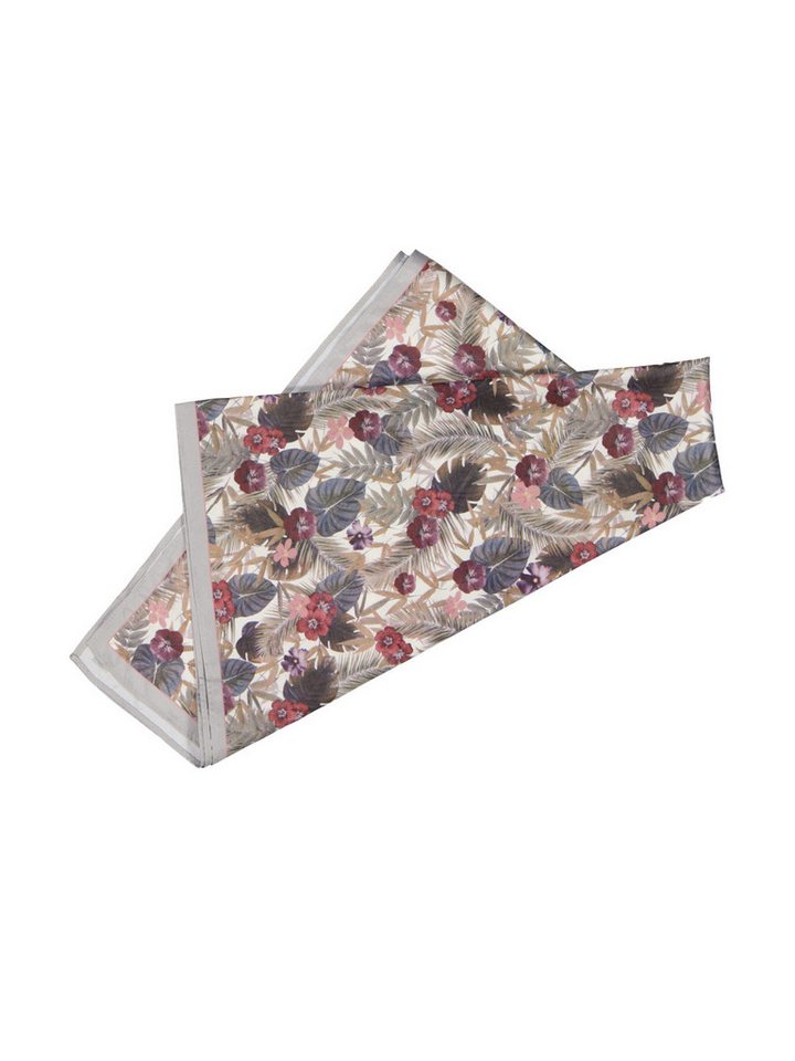 emilio adani Einstecktuch emilio adani Herren Krawattentuch gemustert, Sand von emilio adani