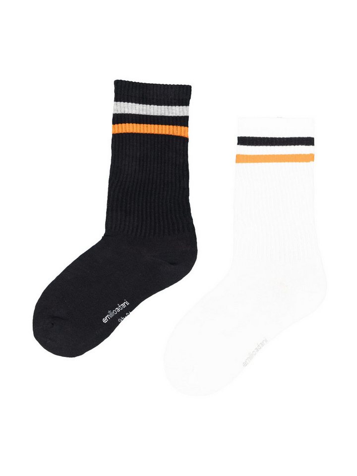 emilio adani Freizeitsocken emilio adani Herren Socke gemustert, Schwarz von emilio adani