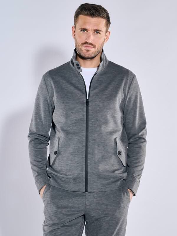 emilio adani Herren Anzug-Sakko strukturiert Grau slim fit gemustert von emilio adani