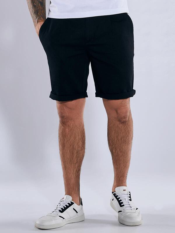 emilio adani Herren Chino-Bermuda slim fit Schwarz uni emilio adani Herren Chino-Bermuda slim fit Schwarz uni von emilio adani