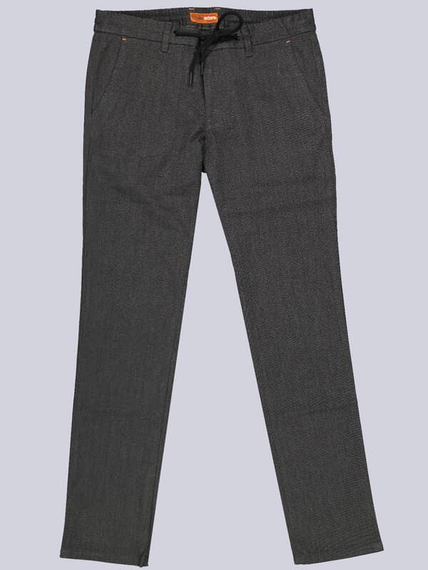 emilio adani Herren Chino in Wolloptik Grau regular uni von emilio adani