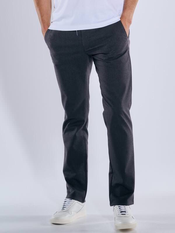 emilio adani Herren Chino regular Blau uni von emilio adani