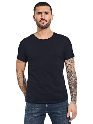 emilio adani Herren Herren Basic-Shirt My Favorite, 36234, 36234, Schwarz in Größe XL von emilio adani