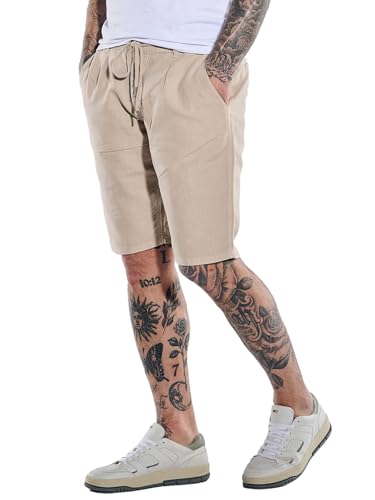 emilio adani Herren Herren Chino-Bermuda mit Tunnelzug, 38938, 38938, Sand in Größe 48 emilio adani Herren Herren Chino-Bermuda mit Tunnelzug, 38938, 38938, Sand in Größe 48 von emilio adani