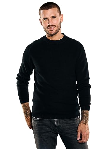 emilio adani Herren Herren Pullover Uni, 35613, 35613, Schwarz in Größe M von emilio adani