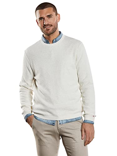 emilio adani Herren Herren Pullover strukturiert, 34316, 34316, Sand in Größe M von emilio adani