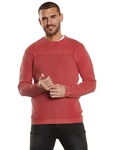 emilio adani Herren Herren Pullover strukturiert, 34318, 34318, Tomatenrot in Größe S von emilio adani