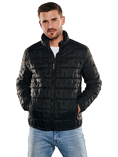 emilio adani Herren Herren Steppjacke regular, 35194, 35194, Schwarz in Größe 52 von emilio adani