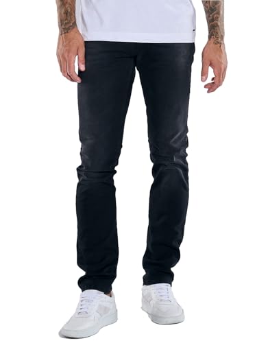 emilio adani Herren Super-Stretch-Jeans Slim fit, 38291, Anthrazit in Größe 34/32 von emilio adani