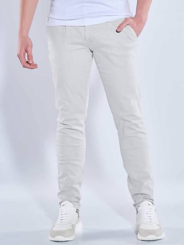 emilio adani Herren Jeans Basic grau slim fit uni von emilio adani