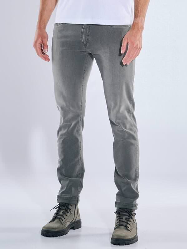 emilio adani Herren Jeans-5-Pocket Superstretch Grün regular uni von emilio adani