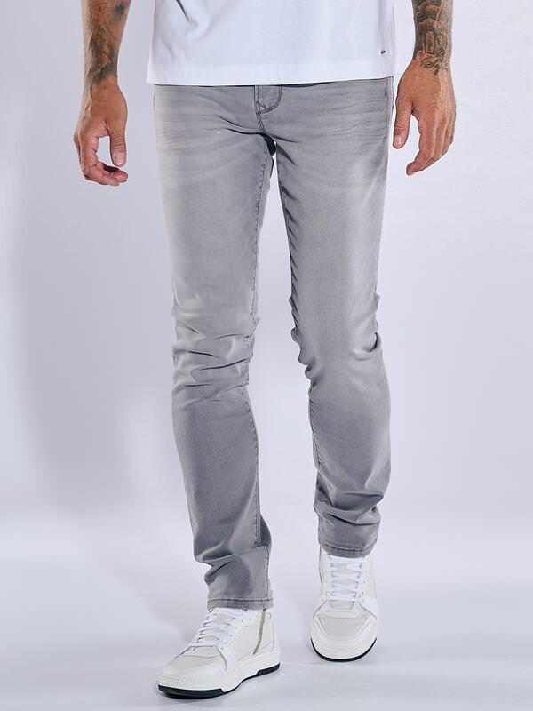 emilio adani Herren Super-Stretch-Jeans regular grau uni von emilio adani