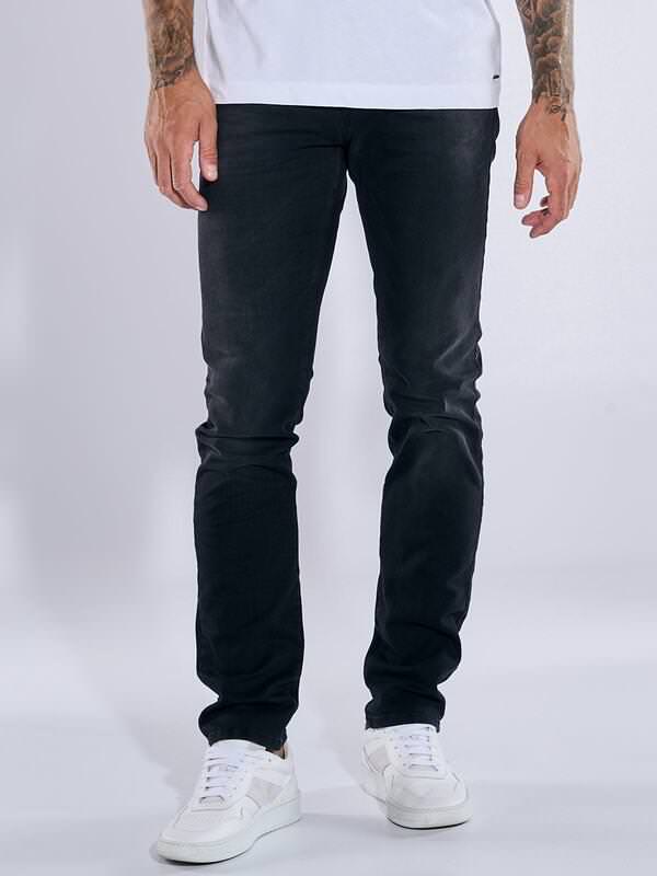 emilio adani Herren Super-Stretch-Jeans slim fit Grau uni von emilio adani