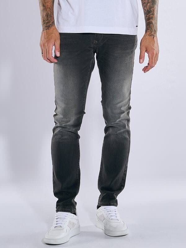 emilio adani Herren Super-Stretch-Jeans slim fit Grau uni von emilio adani