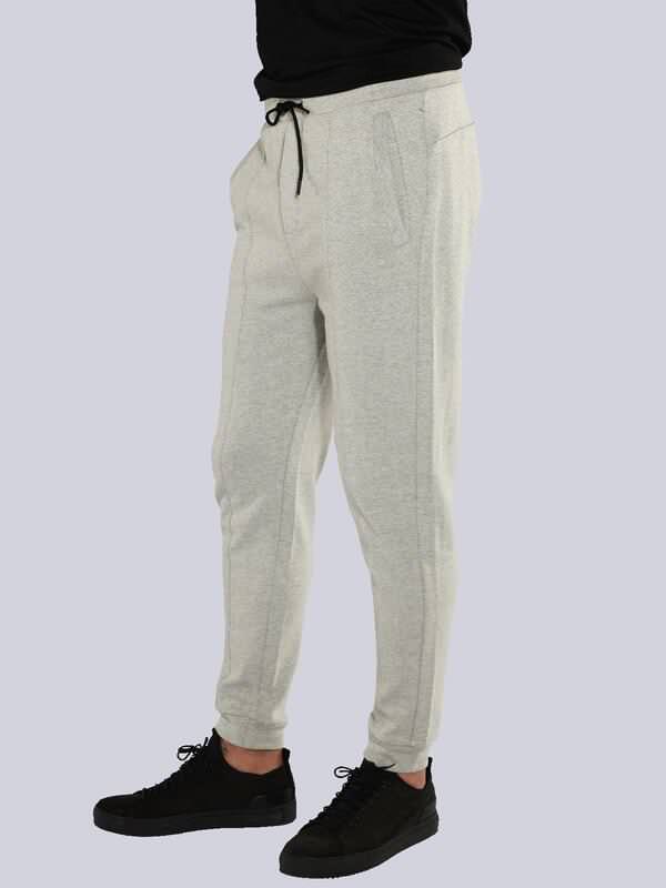 emilio adani Herren Sweathose uni grau regular von emilio adani