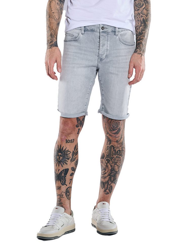 emilio adani Jeansshorts emilio adani Herren Jeans-Shorts regular, Hellgrau von emilio adani