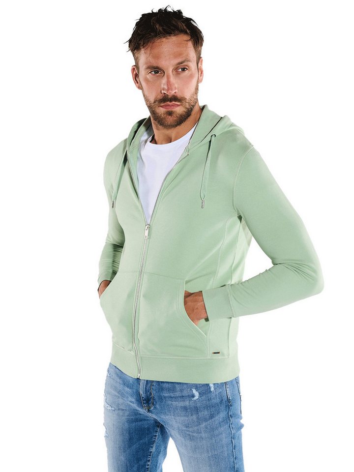 emilio adani Kapuzensweatjacke Sweatjacke mit Kapuze von emilio adani