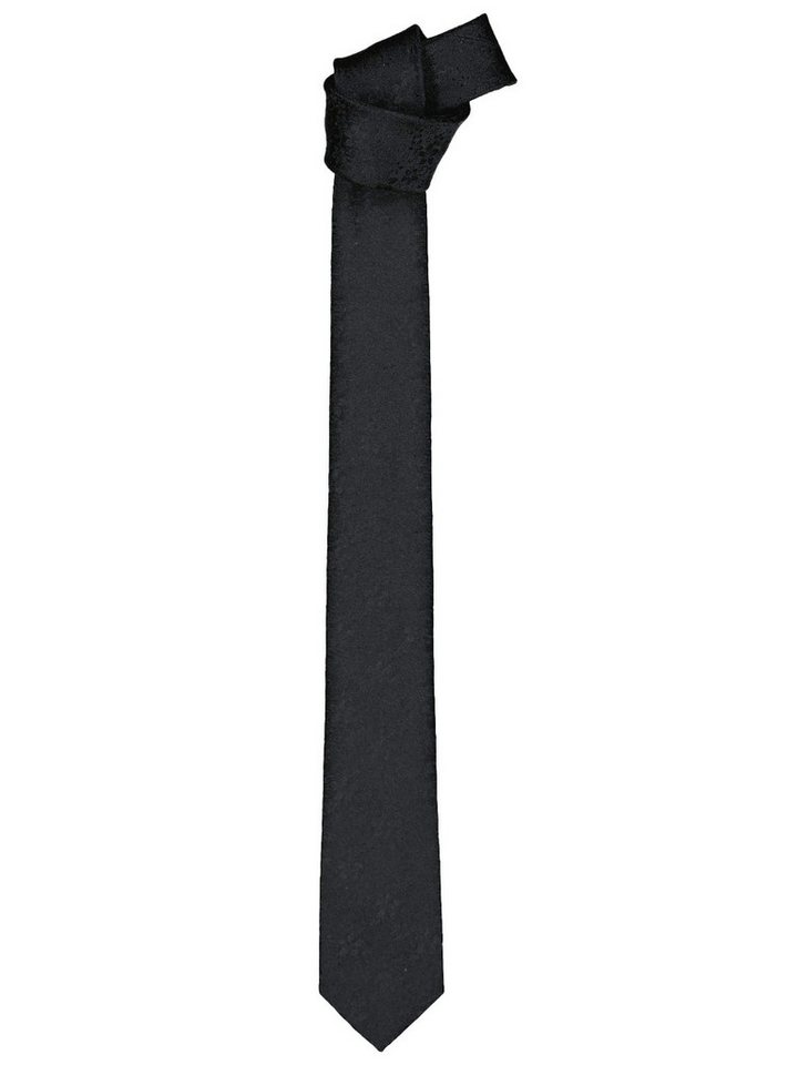 emilio adani Krawatte emilio adani Herren Krawatte gemustert, Schwarz von emilio adani