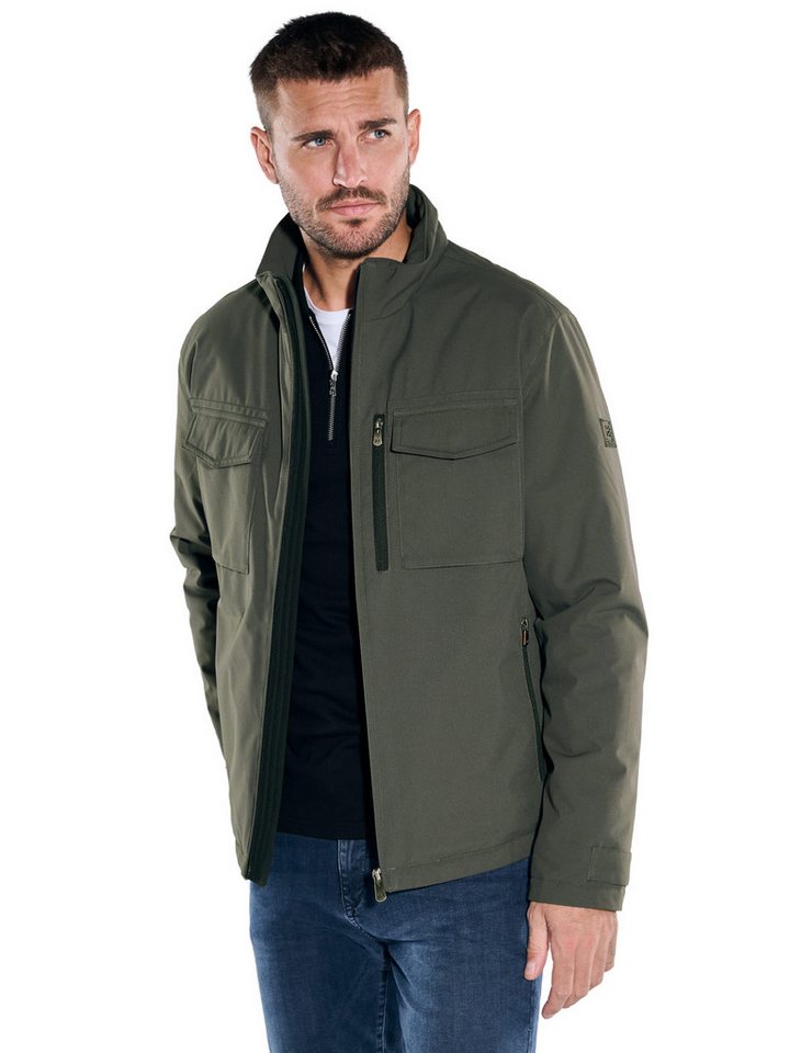 emilio adani Kurzjacke emilio adani Herren Jacke mit Funktionsdetails, Dunkelgruen von emilio adani