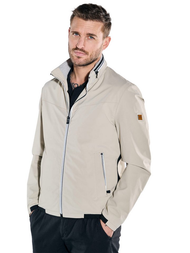 emilio adani Kurzjacke emilio adani Herren Jacke mit Funktionsdetails, Naturweiss von emilio adani