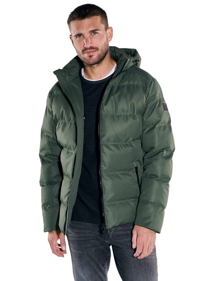 emilio adani Kurzjacke emilio adani Herren Jacke mit abnehmbarer Kapuze, Gruen von emilio adani
