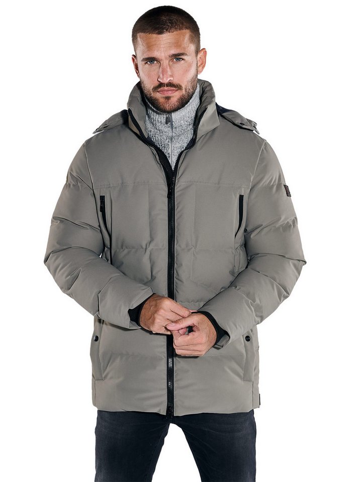 emilio adani Kurzjacke emilio adani Herren Steppjacke mit abnehmbarer Kapuze, Braunbeige emilio adani Kurzjacke emilio adani Herren Steppjacke mit abnehmbarer Kapuze, Braunbeige von emilio adani