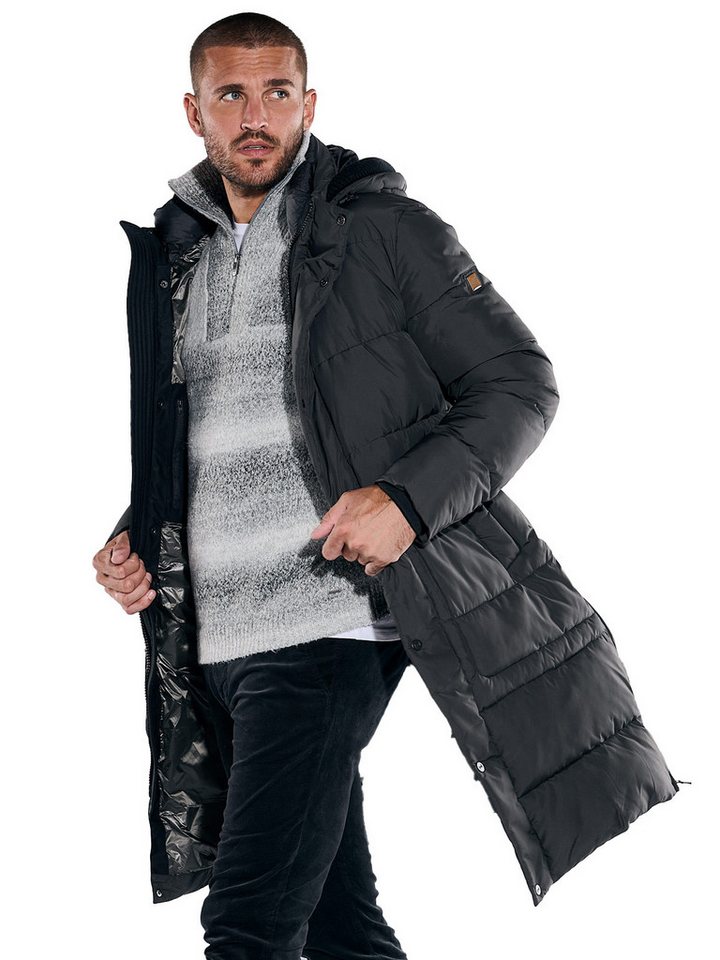 emilio adani Kurzmantel emilio adani Herren Mantel regular, Anthrazit von emilio adani