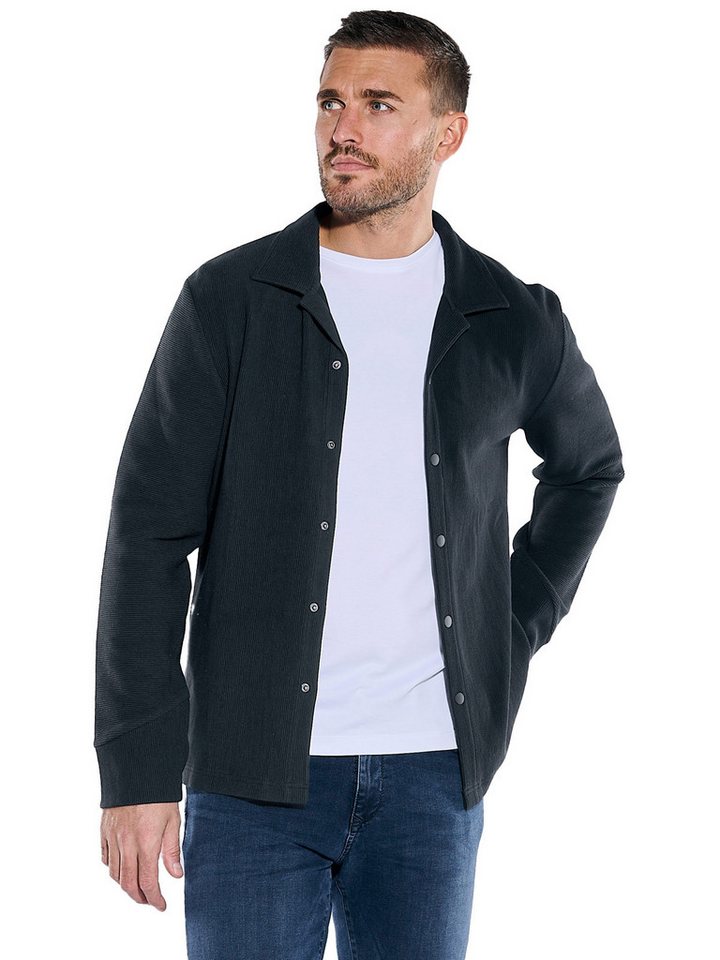 emilio adani Langarm-Poloshirt emilio adani Herren Polo-Shirt Langarm, Schwarz von emilio adani