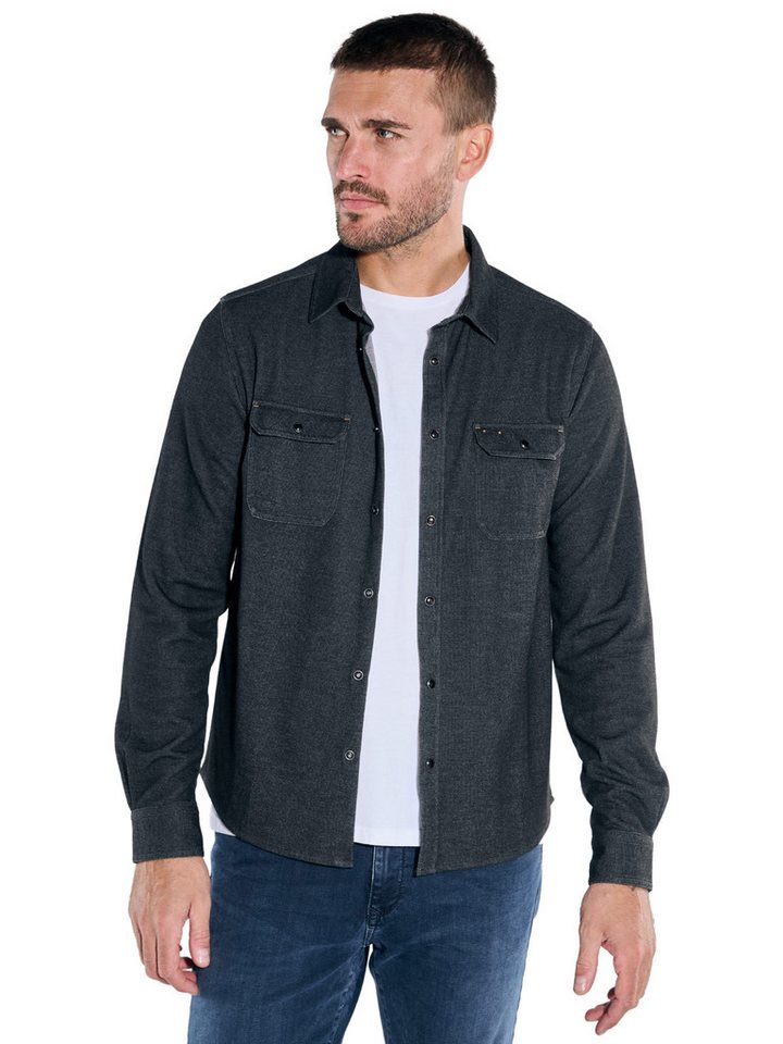 emilio adani Langarm-Poloshirt emilio adani Herren Langarm-Shirt mit Polokragen, Schwarz emilio adani Langarm-Poloshirt emilio adani Herren Langarm-Shirt mit Polokragen, Schwarz von emilio adani