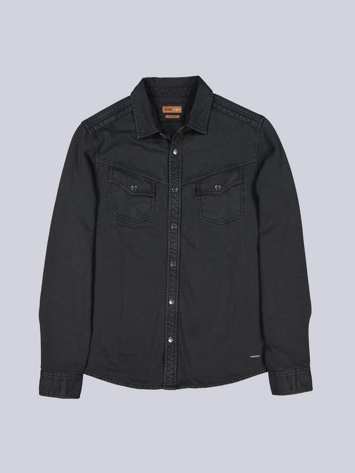 emilio adani Langarm-Poloshirt emilio adani Herren Poloshirt langarm, Schwarz von emilio adani