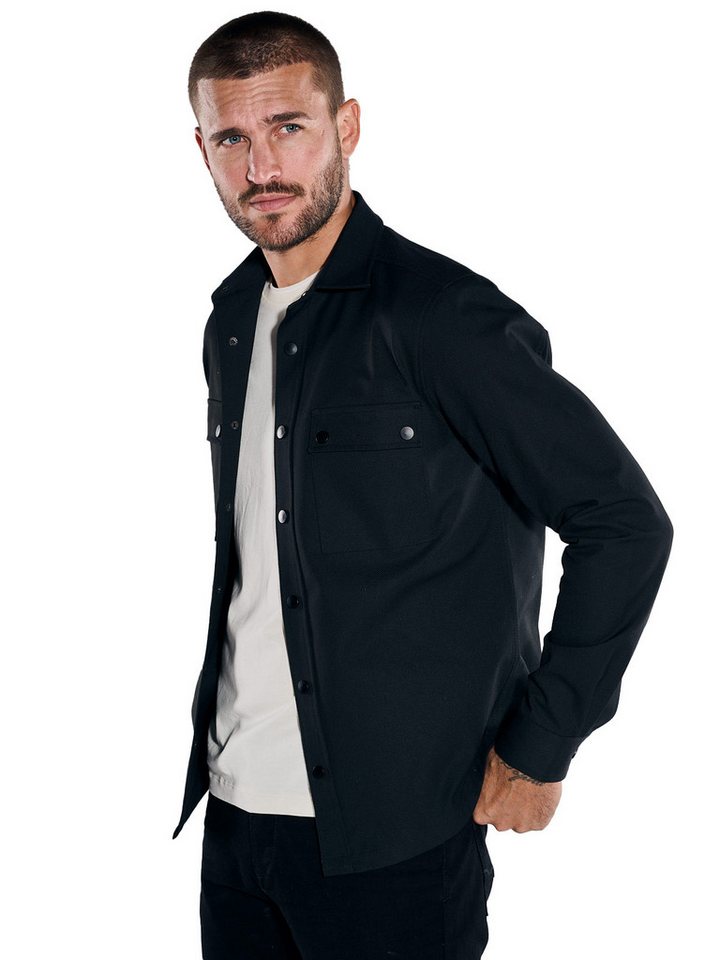 emilio adani Langarmhemd Overshirt uni von emilio adani