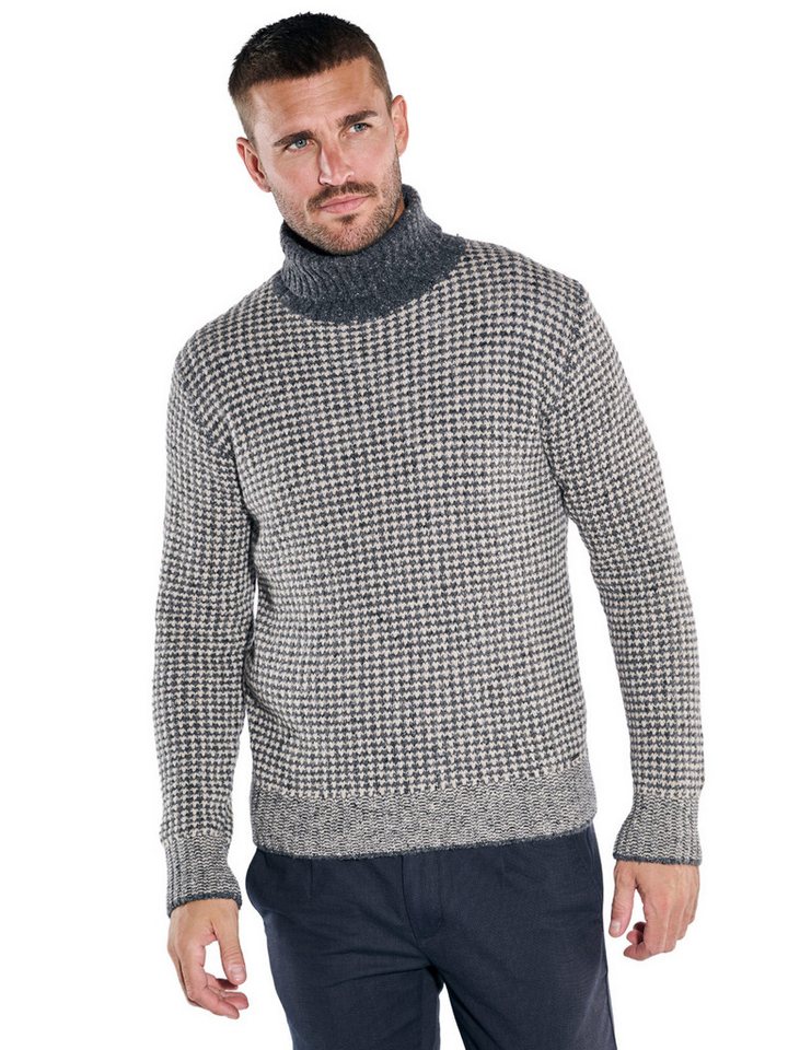emilio adani Rollkragenpullover emilio adani Herren Pullover mit Rollkragen, Grau von emilio adani
