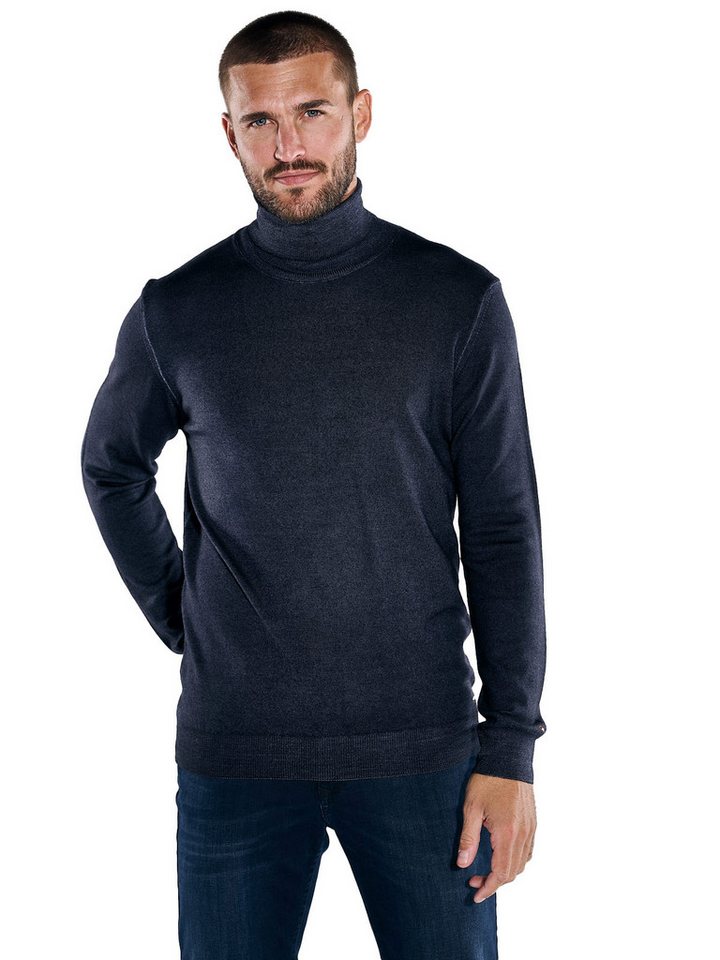 emilio adani Rollkragenpullover emilio adani Herren Pullover mit Rollkragen, Saphirblau von emilio adani