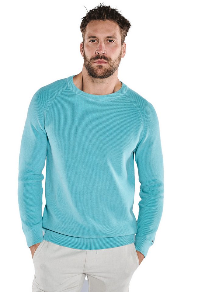emilio adani Rundhalspullover Pullover strukturiert von emilio adani
