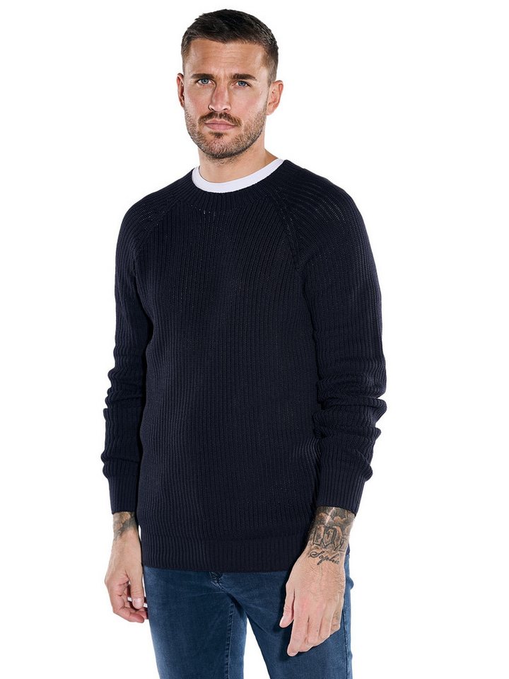 emilio adani Rundhalspullover Pullover uni von emilio adani