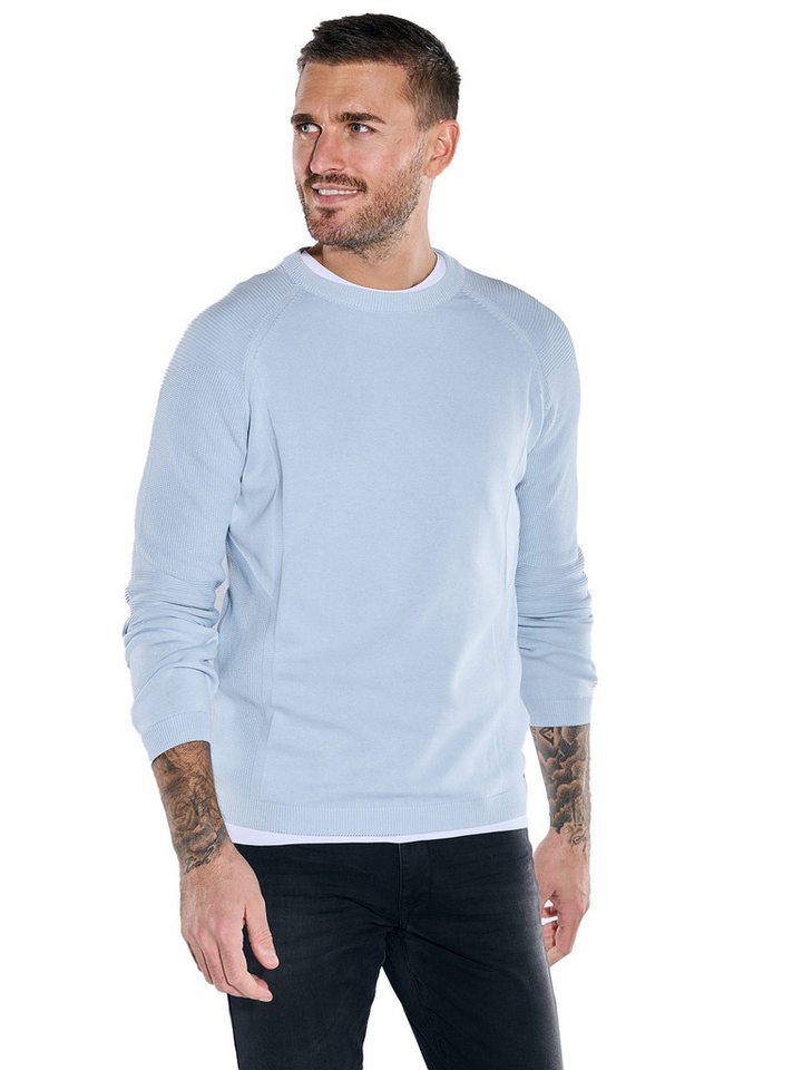 emilio adani Rundhalspullover Pullover uni von emilio adani