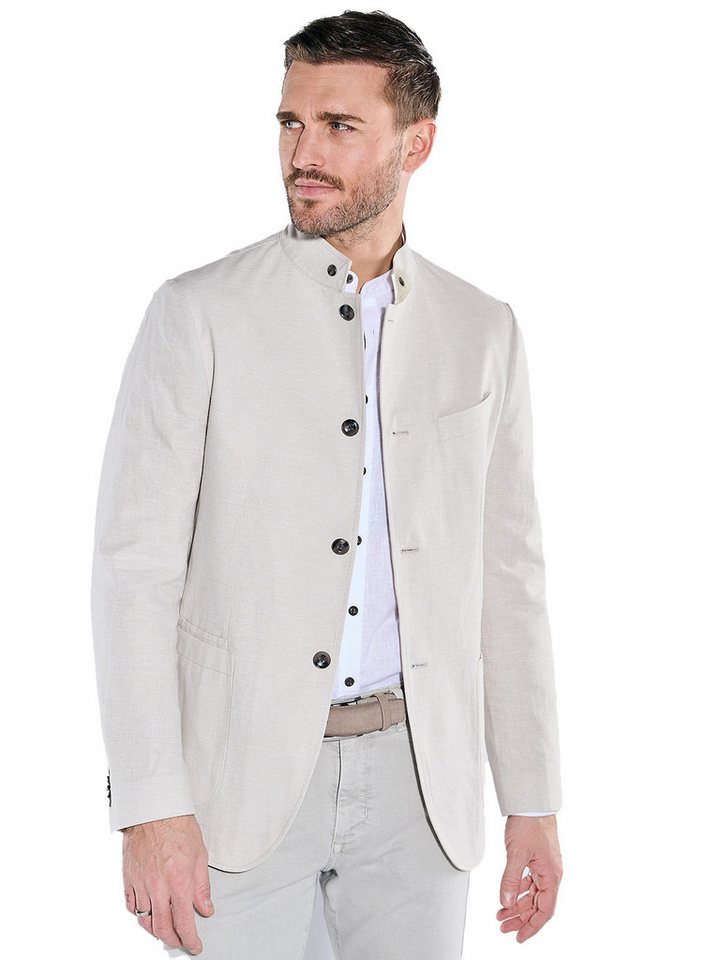 emilio adani Sakko emilio adani Herren Freizeit-Sakko slim fit, Naturweiss von emilio adani