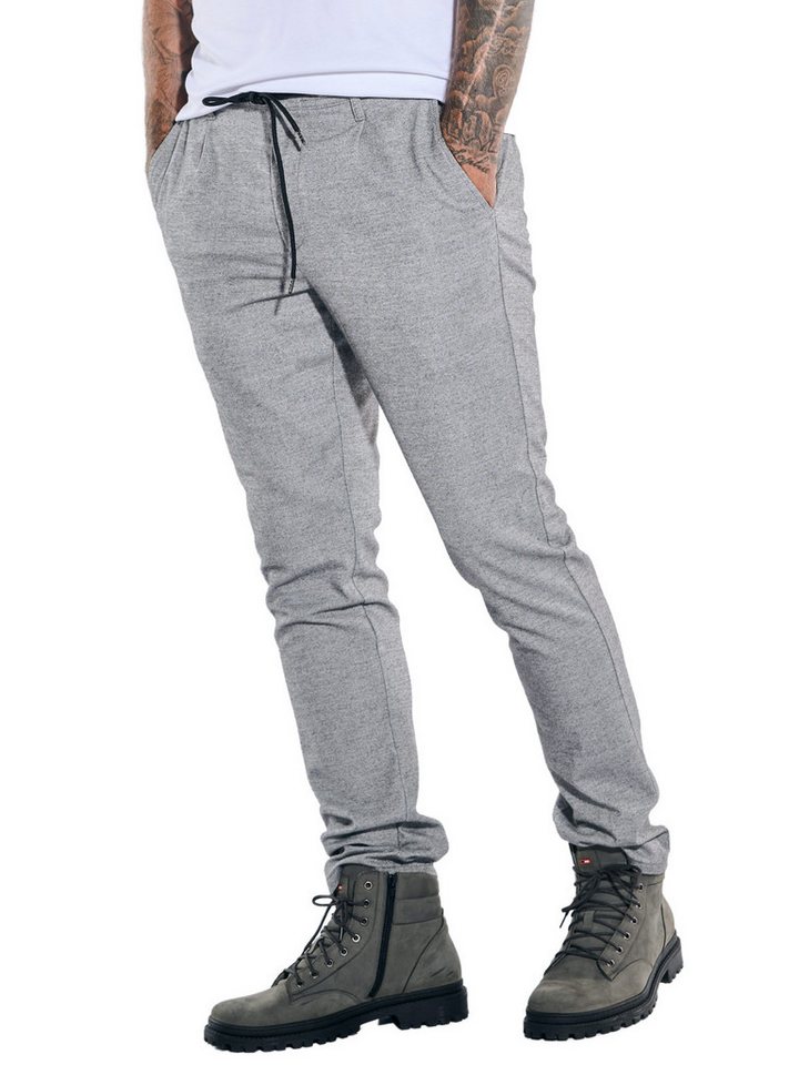 emilio adani Stoffhose emilio adani Herren Chino mit Tunnelzug, Silbergrau von emilio adani