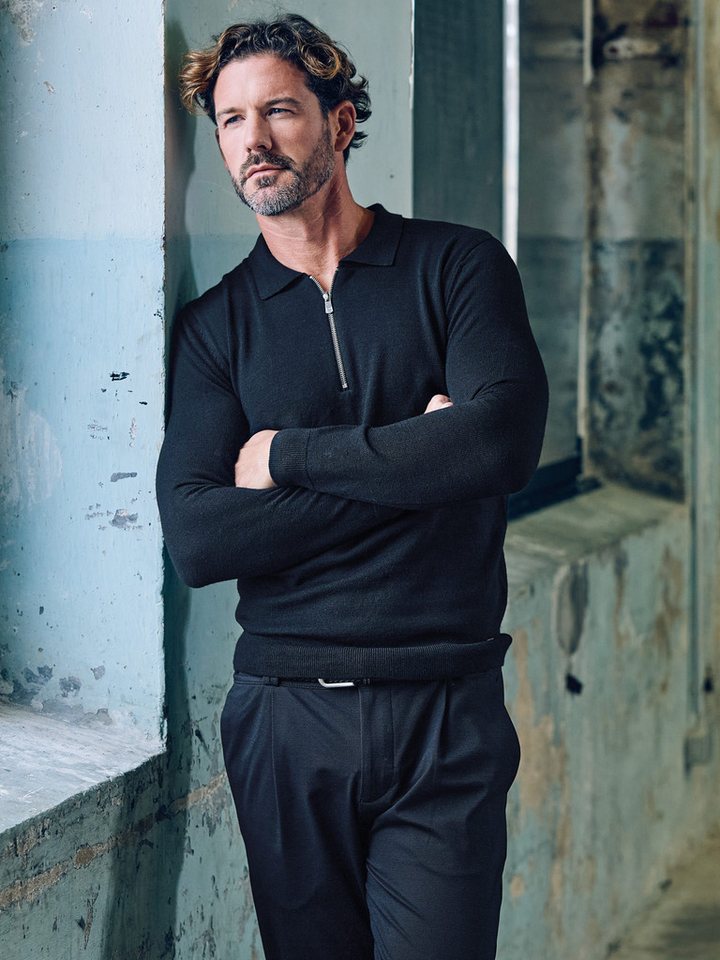 emilio adani Strickpullover emilio adani Herren Pullover, Schwarz von emilio adani