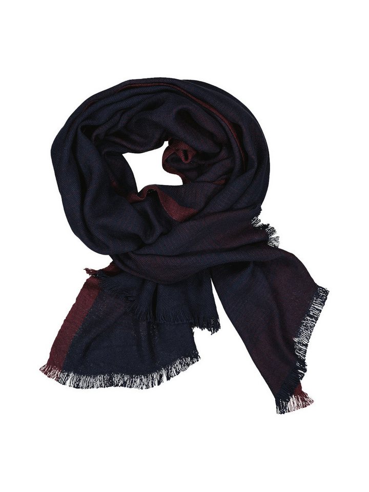 emilio adani Strickschal emilio adani Herren Schal gemustert, Bordeaux von emilio adani