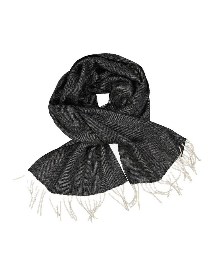 emilio adani Strickschal emilio adani Herren Schal uni, Anthrazit von emilio adani