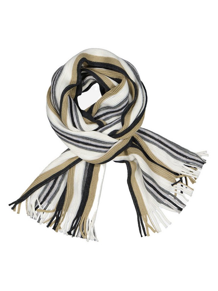 emilio adani Strickschal emilio adani Herren Schal uni, Naturweiss von emilio adani