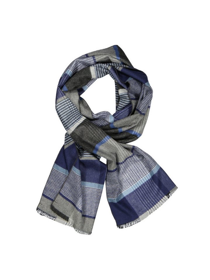 emilio adani Strickschal emilio adani Herren Webschal zweifarbig, Royalblau von emilio adani