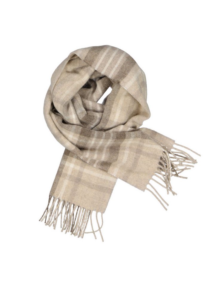 emilio adani Strickschal emilio adani Herren Schal gemustert, Beige von emilio adani