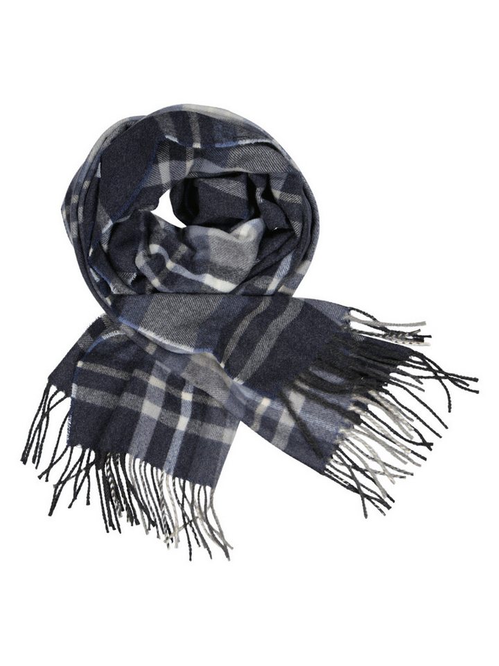 emilio adani Strickschal emilio adani Herren Schal gemustert, Brilliantblau von emilio adani