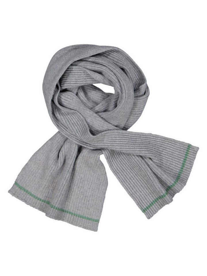 emilio adani Strickschal emilio adani Herren Schal uni, Hellgrau von emilio adani